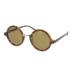 Lunettes De Soleil Vintage Rondes Avec Pont Métallique -Accessoires De Mode pdtimg 3206734hd