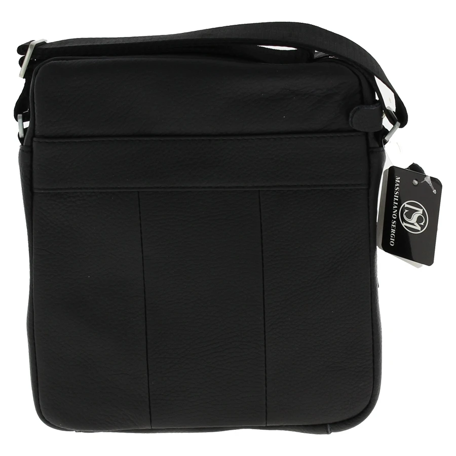 Sac Besace Pour Homme En Cuir De Vachette Noir 5 Sac Besace Pour Homme En Cuir De Vachette Noir – Image 3