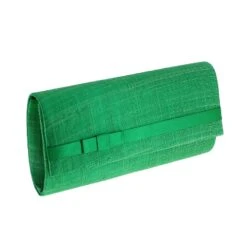 Pochette Rabat Avec Ceinture Satin Et Noeud Vert -Accessoires De Mode pdtimg 3706226hd