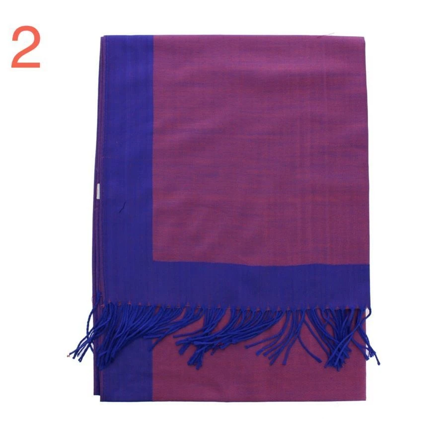 Echarpe Modèle Uni Avec Franges Aux Extrémités 5 Echarpe Modèle Uni Avec Franges Aux Extrémités – Image 3