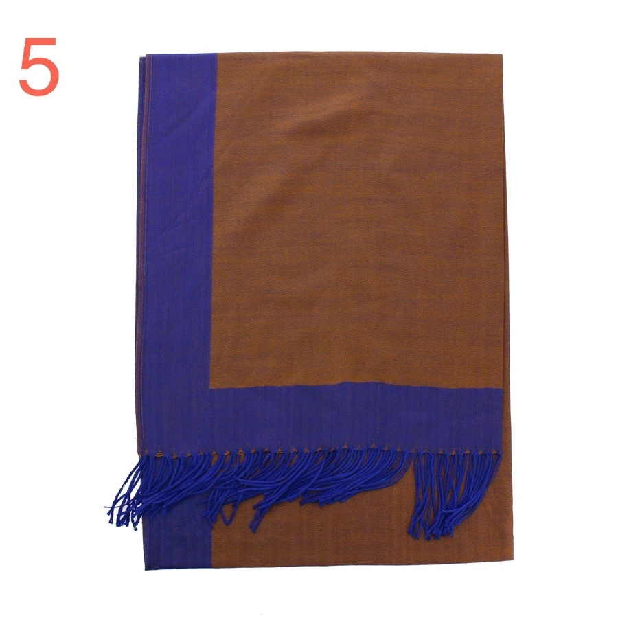 Echarpe Modèle Uni Avec Franges Aux Extrémités 8 Echarpe Modèle Uni Avec Franges Aux Extrémités – Image 6