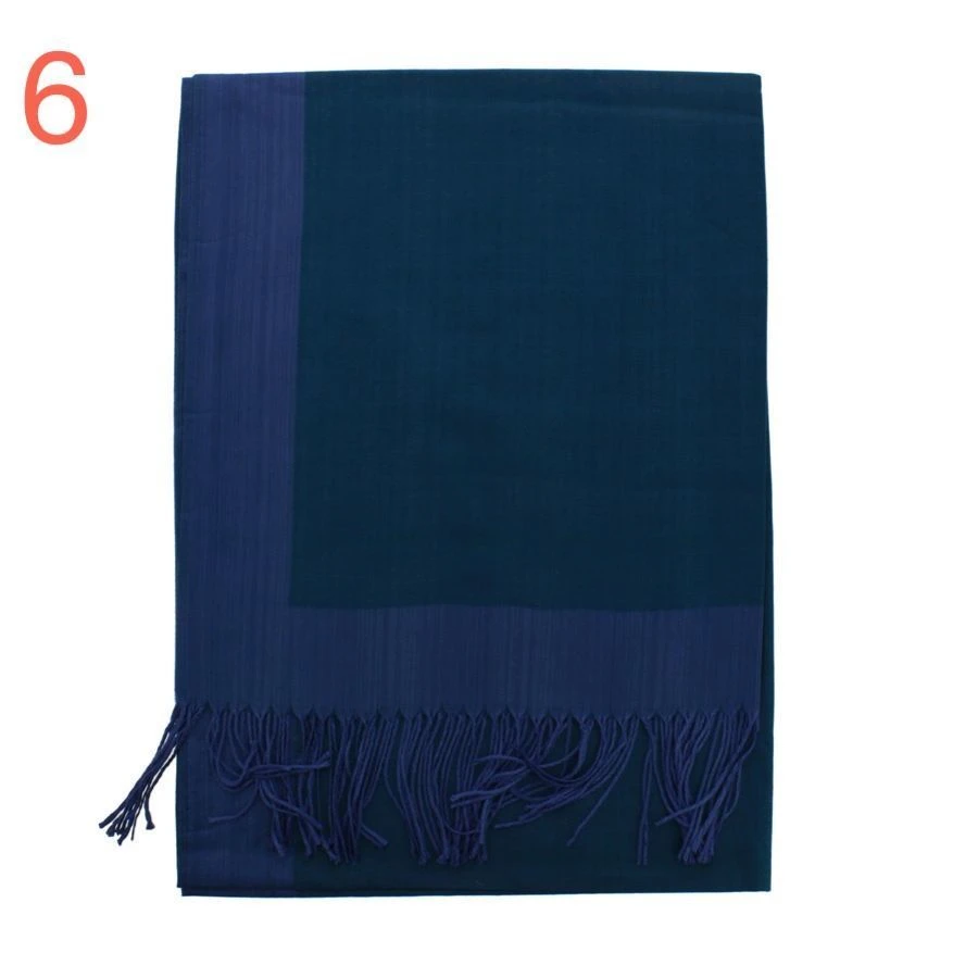 Echarpe Modèle Uni Avec Franges Aux Extrémités 9 Echarpe Modèle Uni Avec Franges Aux Extrémités – Image 7