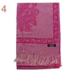 Echarpe Avec Franges Garnie Des Motifs Fantaisie -Accessoires De Mode pdtimg 3743681hd