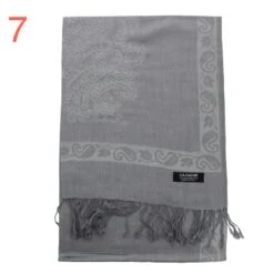 Echarpe Avec Franges Garnie Des Motifs Fantaisie -Accessoires De Mode pdtimg 3743684hd