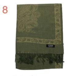 Echarpe Avec Franges Garnie Des Motifs Fantaisie -Accessoires De Mode pdtimg 3743685hd