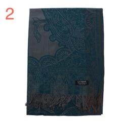 Echarpe Finition Effrangée Avec Motif En Cachemire -Accessoires De Mode pdtimg 3743718hd