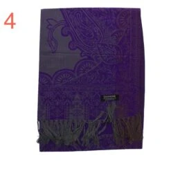 Echarpe Finition Effrangée Avec Motif En Cachemire -Accessoires De Mode pdtimg 3743720hd