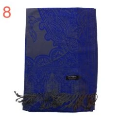 Echarpe Finition Effrangée Avec Motif En Cachemire -Accessoires De Mode pdtimg 3743724hd