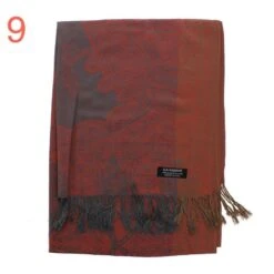 Echarpe Finition Effrangée Avec Motif En Cachemire -Accessoires De Mode pdtimg 3743725hd