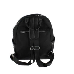 Sac à Dos Zippé Noir Avec Ornement Clous En Métal -Accessoires De Mode pdtimg 3928389hd