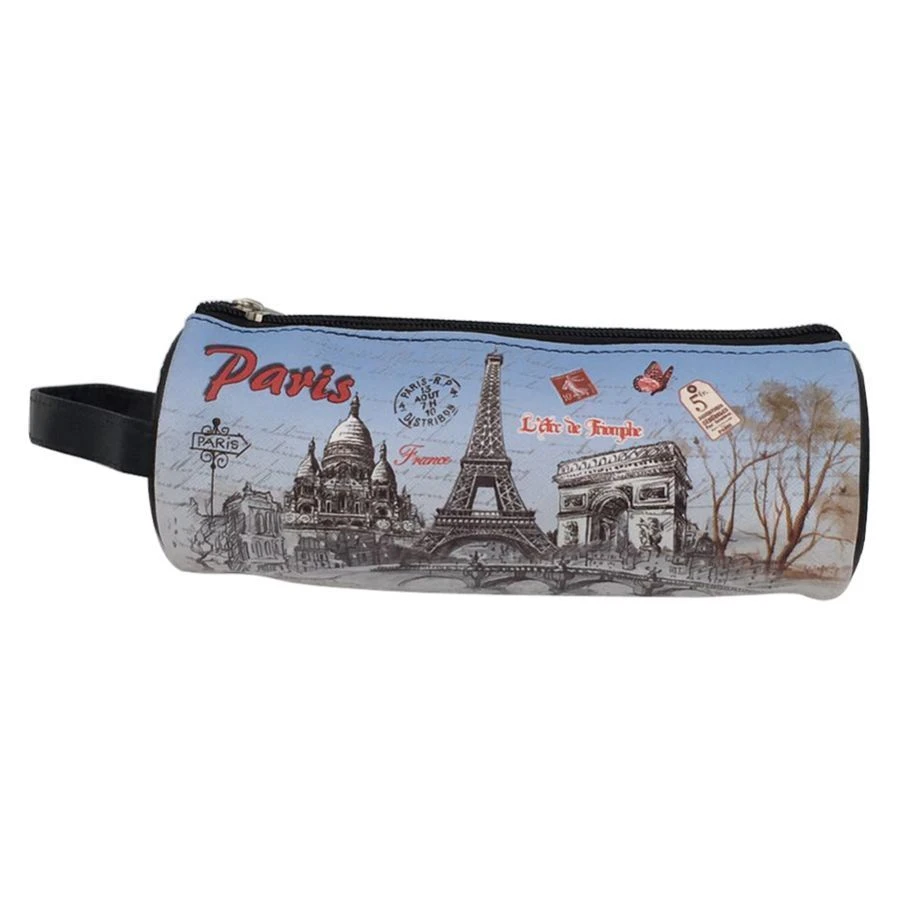 Assortiment Trousse Scolaire Ronde Design Ville De Paris 4 Assortiment Trousse Scolaire Ronde Design Ville De Paris – Image 2