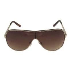 Lunettes De Soleil à Monture En Métal Avec Forme Masque -Accessoires De Mode pdtimg 3967567hd