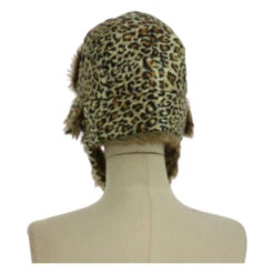 Chapka Motif Léopard Beige Avec Sangle De Serrage 7 Chapka Motif Léopard Beige Avec Sangle De Serrage -Accessoires De Mode pdtimg 3992816hd