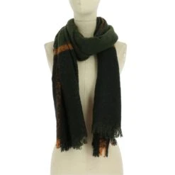 Assortiment écharpe à Motif Avec Franges Effilochées -Accessoires De Mode pdtimg 3997777hd
