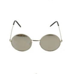 Lunettes De Soleil Enfant Ronde Fine Métal Avec Verres Effet Miroir -Accessoires De Mode pdtimg 4150449hd