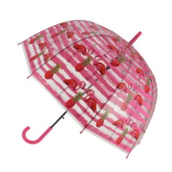Parapluie Cloche Transparent Motif Faune Et Flore Tropicales -Accessoires De Mode pdtimg 4197887hd