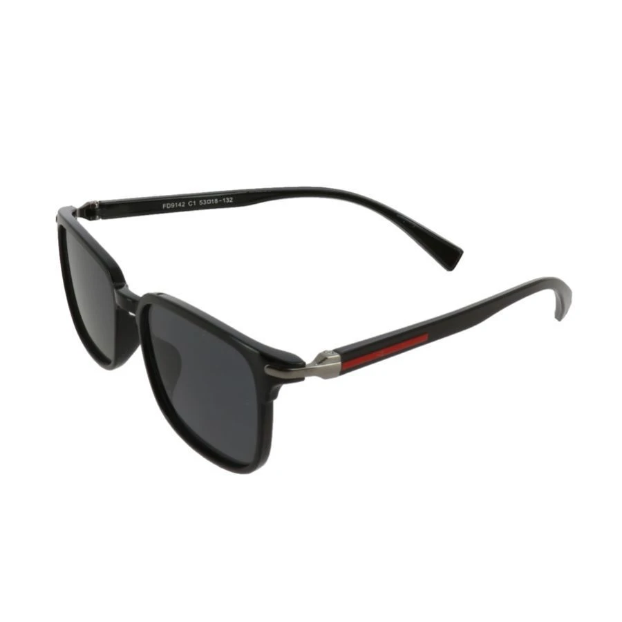 Lunettes De Soleil à Monture Moulée Avec Plastique Noir 5 Lunettes De Soleil à Monture Moulée Avec Plastique Noir – Image 3