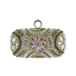 Minaudière Agrémentée De Strass Brillant Portée Bague -Accessoires De Mode pdtimg 4203992hd