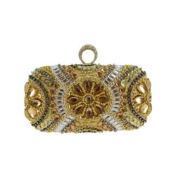 Minaudière Agrémentée De Strass Brillant Portée Bague -Accessoires De Mode pdtimg 4203993hd