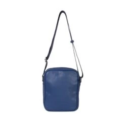 Sac à Bandoulière Zippé En Simili Cuir Marine Pour Homme -Accessoires De Mode pdtimg 4228734hd