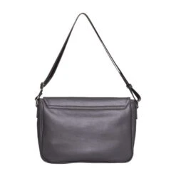 Sac Reporter Uni Gris Porté En Bandoulière Avec Rabat -Accessoires De Mode pdtimg 4231925hd
