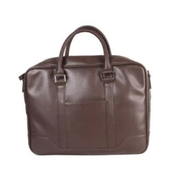 Sac Serviette Aspect Cuir à 1 Compartiment Zippé Marron 7 Sac Serviette Aspect Cuir à 1 Compartiment Zippé Marron -Accessoires De Mode pdtimg 4231950hd