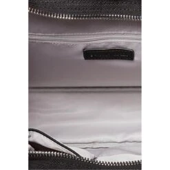 Sac Serviette En Nylon Noir Ouverture Zip Double Curseur -Accessoires De Mode pdtimg 4232142hd