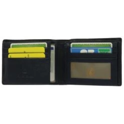 Portefeuille Cuir 2 Volets Type Américain Avec Protection Anti Fraude Bleu Nuit -Accessoires De Mode pdtimg 4260917hd