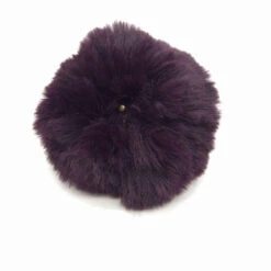 Pompons Imitation Fourrure De Lapin (1 Pompon Violet Et 2 Pompons De Couleurs Aléatoires) -Accessoires De Mode pdtimg 4284022hd