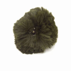Pompons Imitation Fourrure De Lapin (1 Pompon Kaki Et 2 Pompons De Couleurs Aléatoires) -Accessoires De Mode pdtimg 4284030hd