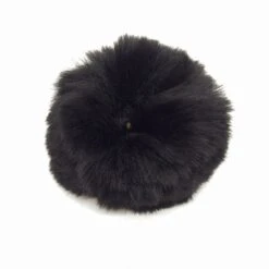 Pompons Imitation Fourrure De Lapin (1 Pompon Noir Et 2 Pompons De Couleurs Aléatoires) -Accessoires De Mode pdtimg 4284038hd