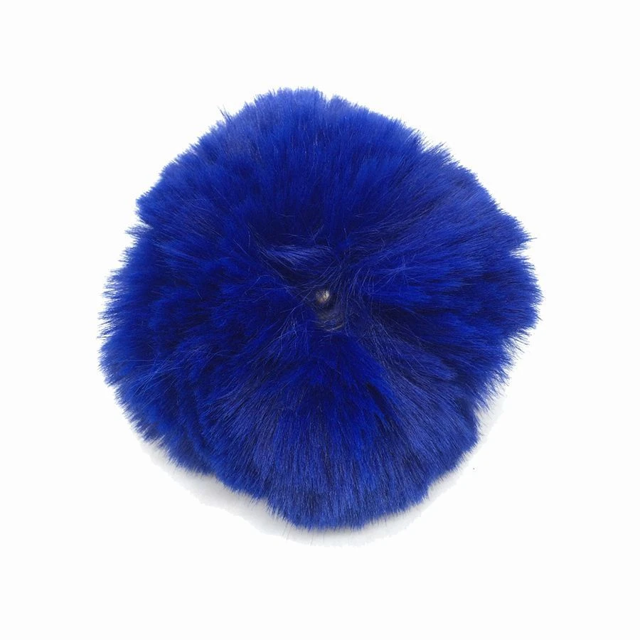 Pompons Imitation Fourrure De Lapin (1 Pompon Bleu Royal Et 2 Pompons De Couleurs Aléatoires) 5 Pompons Imitation Fourrure De Lapin (1 Pompon Bleu Royal Et 2 Pompons De Couleurs Aléatoires) – Image 3