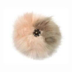 Pompons Fausse Fourrure De Marmotte ( 1 Pompon Blush Et 2 Pompons De Couleurs Aléatoires) -Accessoires De Mode pdtimg 4284085hd