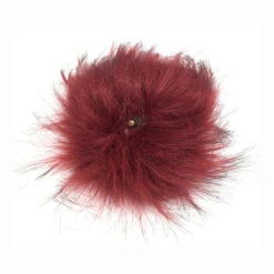 Pompons Fausse Fourrure De Marmotte ( 1 Pompon Bordeaux Et 2 Pompons De Couleurs Aléatoires) -Accessoires De Mode pdtimg 4284087hd