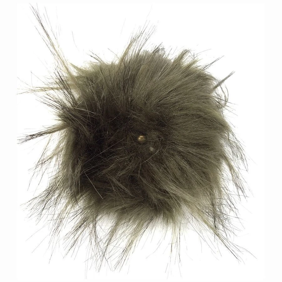 Pompons Fausse Fourrure De Marmotte ( 1 Pompon Kaki Et 2 Pompons De Couleurs Aléatoires) 5 Pompons Fausse Fourrure De Marmotte ( 1 Pompon Kaki Et 2 Pompons De Couleurs Aléatoires) – Image 3