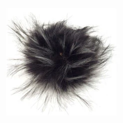 Pompons Fausse Fourrure De Marmotte ( 1 Pompon Noir Gris Et 2 Pompons De Couleurs Aléatoires) -Accessoires De Mode pdtimg 4284145hd