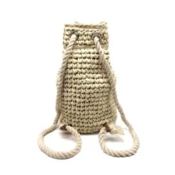 Sac à Dos Forme Cylindrique Tissé à La Main Beige 8 Sac à Dos Forme Cylindrique Tissé à La Main Beige -Accessoires De Mode pdtimg 4390062hd