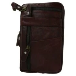 Porte Monnaie à Multipoches Zippé En Cuir De Vachette -Accessoires De Mode pdtimg 4400708hd