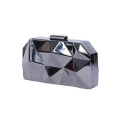 Minaudière En Métal Effet Poli Avec Forme Géométrique -Accessoires De Mode pdtimg 4431115hd