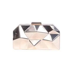 Minaudière En Métal Effet Poli Avec Forme Géométrique -Accessoires De Mode pdtimg 4431119hd