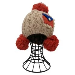 Bonnet Torsadé à Pompons Avec Poche En Rabat Décor Dentelle -Accessoires De Mode pdtimg 4503960hd