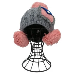 Bonnet Torsadé à Pompons Avec Poche En Rabat Décor Dentelle -Accessoires De Mode pdtimg 4503962hd