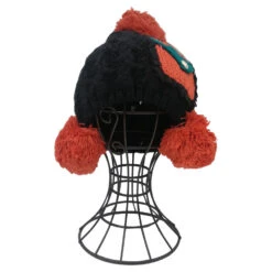 Bonnet Torsadé à Pompons Avec Poche En Rabat Décor Dentelle -Accessoires De Mode pdtimg 4503965hd