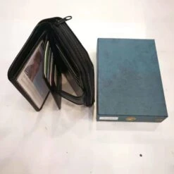 Portemonnaie Noir En Cuir De Vachette Avec Protection Anti Piratage -Accessoires De Mode pdtimg 4624589hd