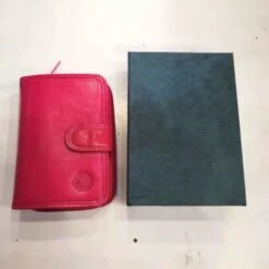 Portemonnaie Fuchsia En Cuir De Vachette Avec Protection Anti Piratage -Accessoires De Mode pdtimg 4624604hd