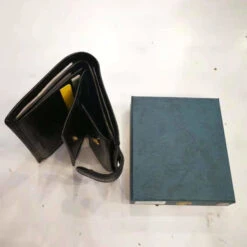 Portemonnaie Cuir Vachette Lisse Noir Avec Protection Anti Piratage -Accessoires De Mode pdtimg 4624669hd