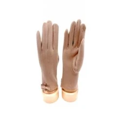 Gants Tactiles Rehaussés D'un Joli Nœud Papillon Beige -Accessoires De Mode pdtimg 4624958hd