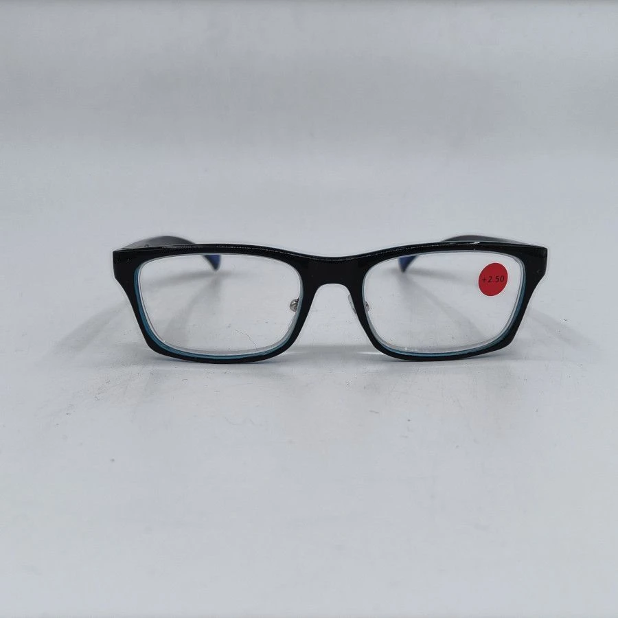 Lunettes De Lecture Modèle Rectangle Bicolore Noir Bleu 4 Lunettes De Lecture Modèle Rectangle Bicolore Noir Bleu – Image 2