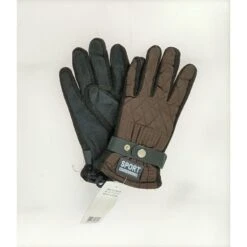 Gants En Polyester Matelassé Et Patte De Serrage à Bouton -Accessoires De Mode pdtimg 4670329hd