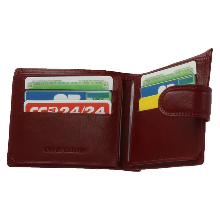 Portefeuille Cuir De Vachette Avec Ouverture à L'italienne Avec Protection Anti Fraude 4 Portefeuille Cuir De Vachette Avec Ouverture à L'italienne Avec Protection Anti Fraude – Image 2